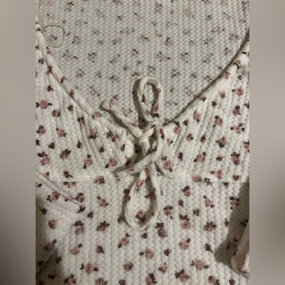 Cute coquette crop top floral - Picture 3 of 6